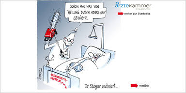 &Auml;rzte- Spott &uuml;ber Minister