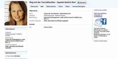 Karl: Aufregung um Facebook-Seite
