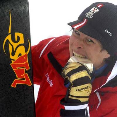 Siegerehrung der Snowboarder