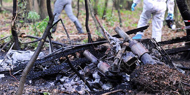 Flugzeug-Absturz bei Karlsruhe