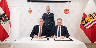 Karner und Stelzer st&auml;rken Polizei-Kooperation