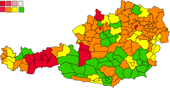 Corona-Ampel: Diese Bezirke sollen heute rot werden