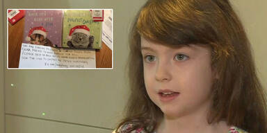 6-Jährige entdeckt Hilferuf in Weihnachtskarte