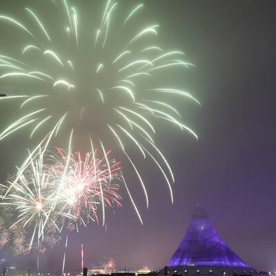 In New York versammelten sich Tausende am Times Square
