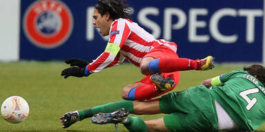 Falcao Atheltico Madrid Rubin Kasan