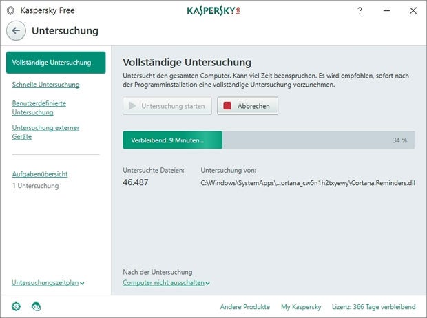 Antiviren-Programm von Kaspersky jetzt gratis