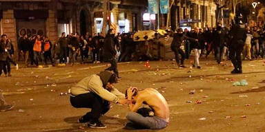 100 Verletzte bei Aufruhr in Katalonien