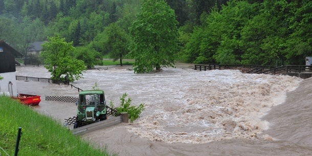 Dauerregen bringt Hochwasser