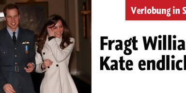 Stellt Prinz William die Frage der Fragen?