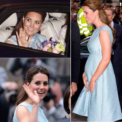 Herzogin Kate zeigt Baby-Bauch bei Charity Event in London