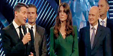 Kates erster Auftritt nach dem Spital