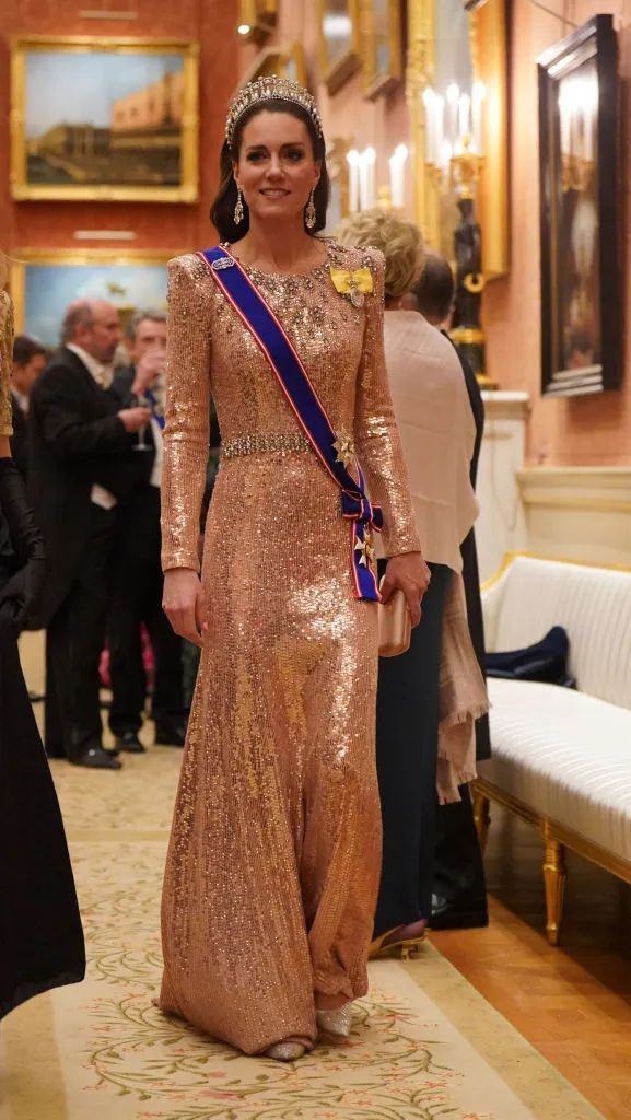 Prinzessin Kate in Jenny Packham-Kleid