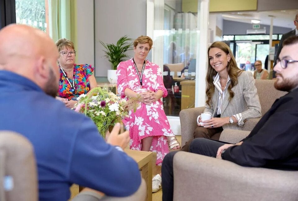 Prinzessin Kate im Gespräch mit Betroffenen