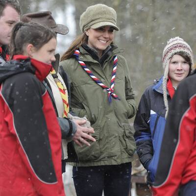 Herzogin Kate als Pfadfinderin