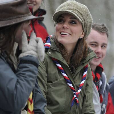 Herzogin Kate als Pfadfinderin