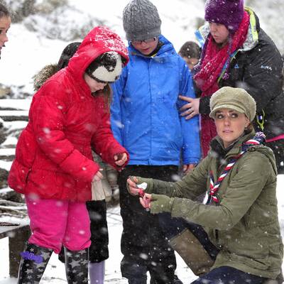 Herzogin Kate als Pfadfinderin