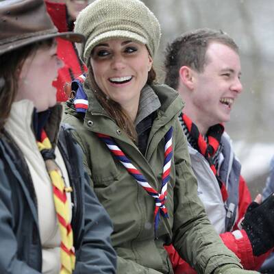 Herzogin Kate als Pfadfinderin