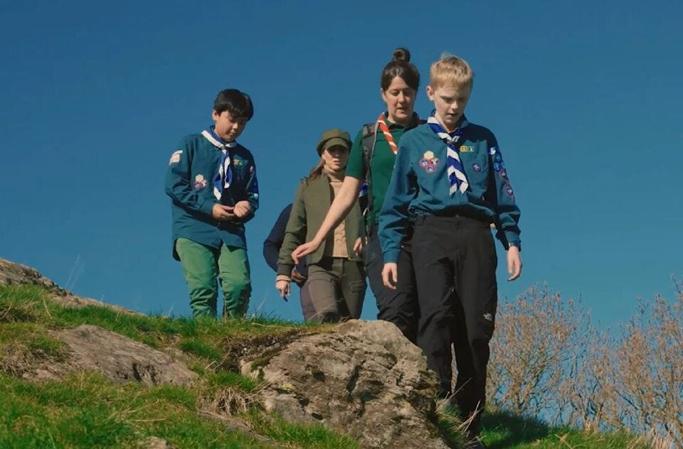 Prinzessin Kate bei den Pfadfindern