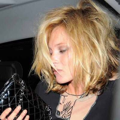 Kate Moss gab sich die Kante