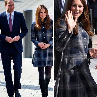 Schwangere Kate: Glasgow-Visite mit William 