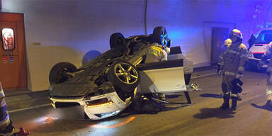 Schwerer Unfall im Katschbergtunnel: 4 Verletzte