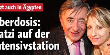 Lugners Katzi schon wieder im Spital