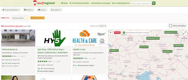 Neue Plattform für regionalen Online-Einkauf