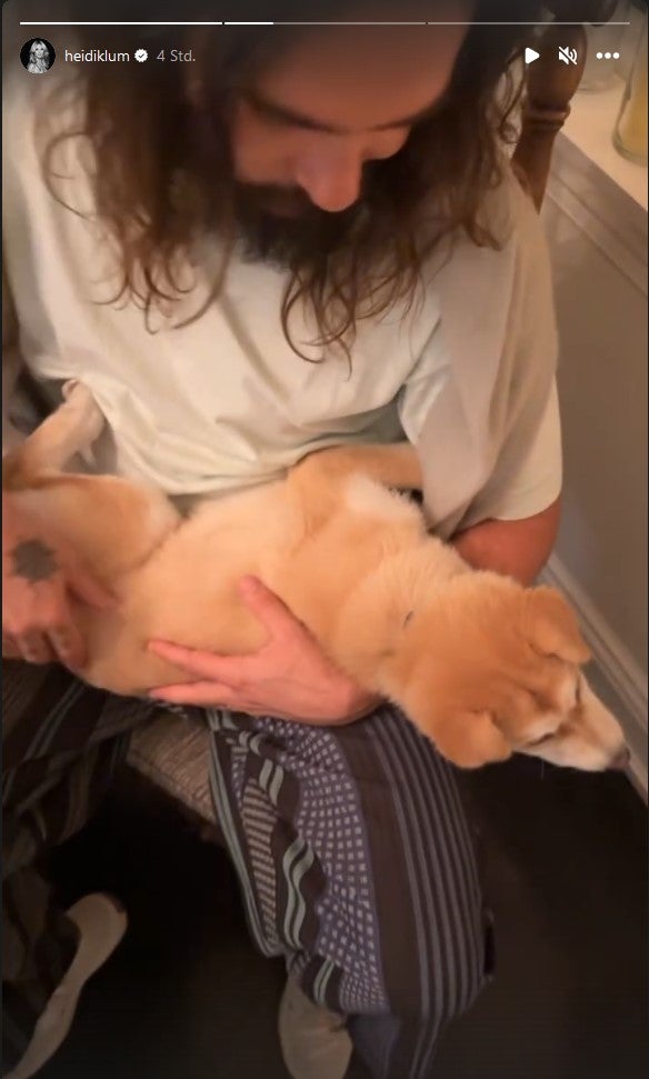 Von wegen Glamour: Heidi wischt Kacki vom Boden auf