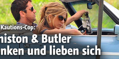 Aniston & Butler zanken und lieben sich