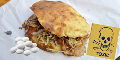 Gift-Pillen in Kebap entdeckt