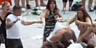 Brutale Schl&auml;gerei bei Robbie Williams Konzert