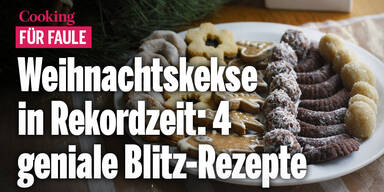 Weihnachtskekse in Rekordzeit: 4 Blitz-Rezepte für die Adventzeit