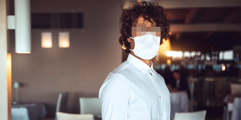 Corona Kellner Maske