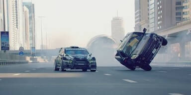 Driftgott Ken Block macht Dubai unsicher