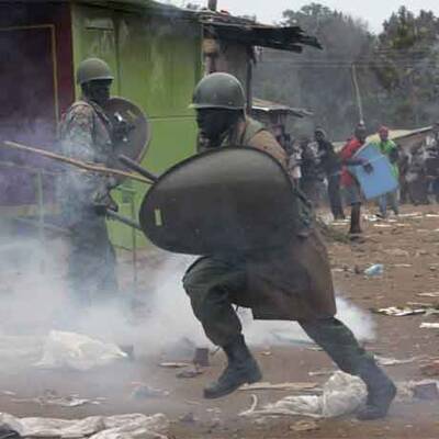 Unruhen nach Wahlen in Kenia