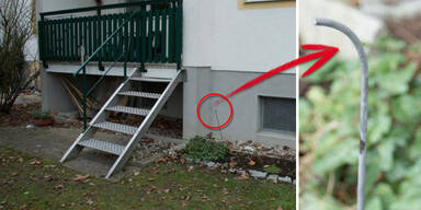 Frau bohrt sich bei Sturz Eisenstange in Kopf