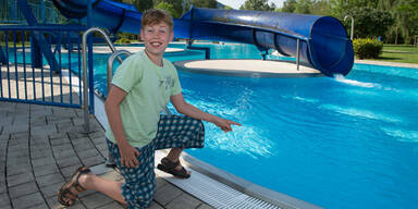 Bub rettet Dreijährigen vor dem Ertrinken 