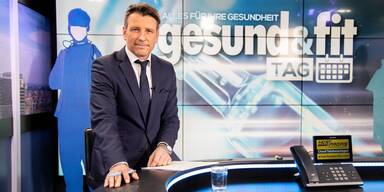 Countdown zum gesund&fit Tag auf oe24.TV