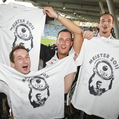 Meister! So feierte Sturm Graz den Titel