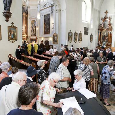 Die Österreicher erweisen Otto Habsburg  die Letzte Ehre