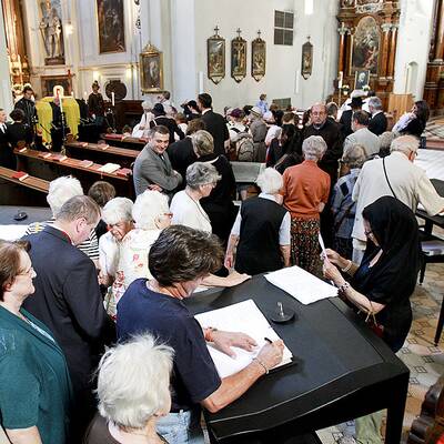 Die Österreicher erweisen Otto Habsburg  die Letzte Ehre