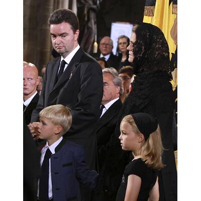 Otto Habsburg: Die trauernde Familie