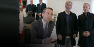 Satire: Kanzler Kern als "Witze-Kanzler"