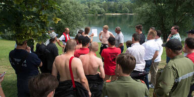 Große Rettungsaktion am Pleschinger See 