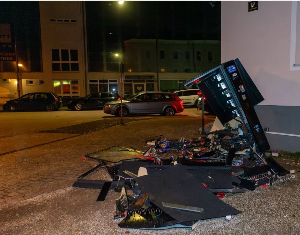 automat gesprengt linz