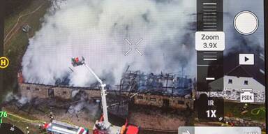 Drohnenfotos blasenstein brand o&ouml;