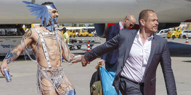 Der Life Ball Flieger ist gelandet!