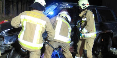 Kärntner rast mit Auto in Haus