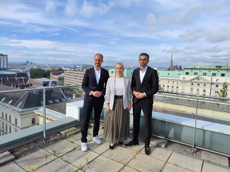 Florian Tursky (ÖVP),  Eva-Maria Himmelbauer (ÖVP) und Süleyman Zorba (Grüne).