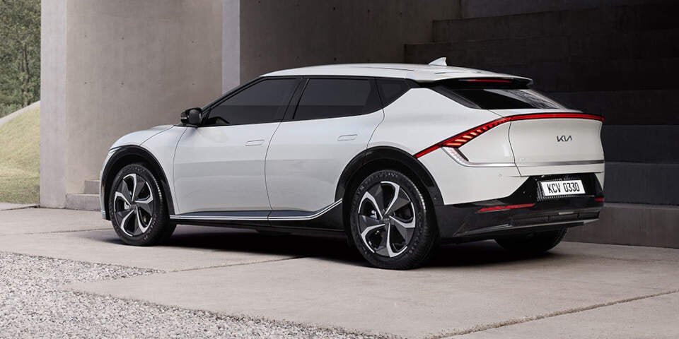 So sieht Kias Elektro-Crossover EV6 aus